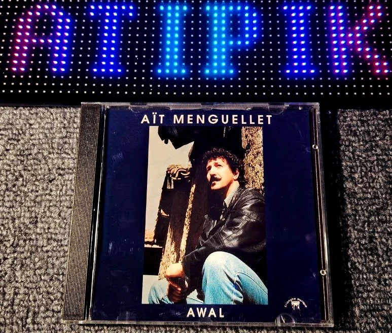 🎶 Aït Menguellet - Awal - CD Kabyle Rare - Triomphe Musique Paris 🌟🎸